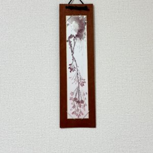 水墨画 のおすすめ作品・人気作家 ピンク 墨彩画 春 桜 短冊 桜 インテリア絵画 アート