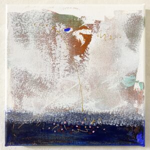 アクリル画 のおすすめ作品・人気作家 抽象画 アクリル画 ブルー 今日の絵 心象 心象風景 日々の心象シリーズ 風景画 抜 インテリア絵画 アート