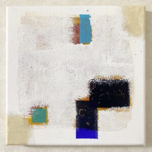 アクリル画 のおすすめ作品・人気作家 抽象画 アクリル画 ホワイト 今日の絵 心象 心象風景 日々の心象シリーズ 風景画 きせつがかわる インテリア絵画 アート