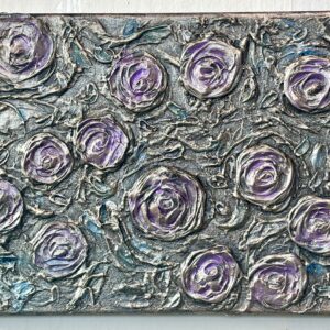 アクリル画 のおすすめ作品・人気作家 抽象画 緑 花 abstractpainting acryl antique contemporaryart design interior silver アンティーク インテリア グリーン デザイン フラワー 明るい 現代アート 癒し 絵画 開運 風水 flower rose  F4 インテリア絵画 アート