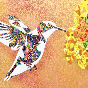 アクリル画 のおすすめ作品・人気作家  喜びのある瞬間 インテリア絵画 アート