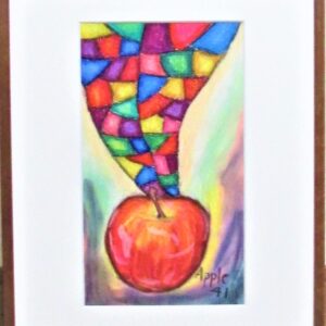 パステル画 のおすすめ作品・人気作家 りんご　パステル　カラフル Apple41 インテリア絵画 アート