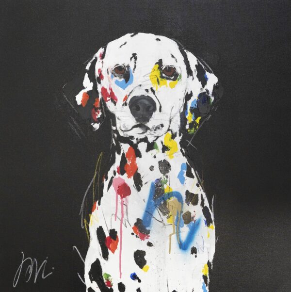 絵画 のおすすめ作品・人気作家 動物 犬 dalmatian ダルメシアン 正方形 犬 Dalmatian / ダルメシアン インテリア絵画 アート