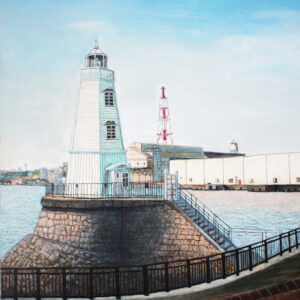 油絵 のおすすめ作品・人気作家 堺　灯台 堺旧灯台 インテリア絵画 アート