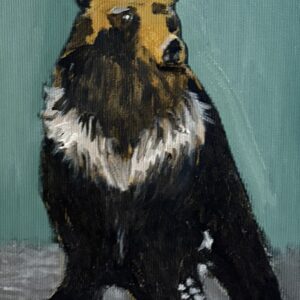 油絵 のおすすめ作品・人気作家 ヒグマ油彩画イラスト ヒグマ インテリア絵画 アート