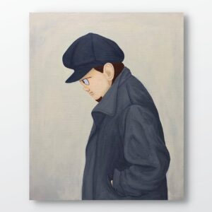 アクリル画 のおすすめ作品・人気作家 人物 アクリル画 インテリア キャラクター ファインアート ベージュ ポップアート 現代アート 未来は手の中 インテリア絵画 アート