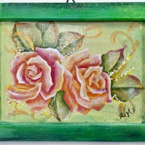 アクリル画 のおすすめ作品・人気作家 薔薇 薔薇 インテリア絵画 アート