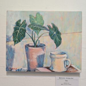 油絵 のおすすめ作品・人気作家 植物　ボタニカル 『時をためる（Growing time）』 インテリア絵画 アート