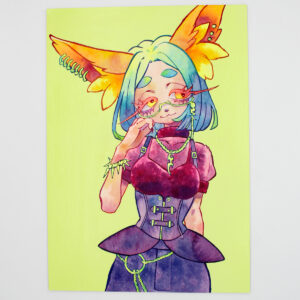 手描きイラスト のおすすめ作品・人気作家 キャラクター HONEY MELON CREAM インテリア絵画 アート