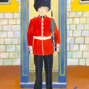 油絵 のおすすめ作品・人気作家 人物 ウィンザー城の衛兵 インテリア絵画 アート