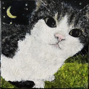 アクリル画 のおすすめ作品・人気作家 猫イラスト 猫 インテリア絵画 アート