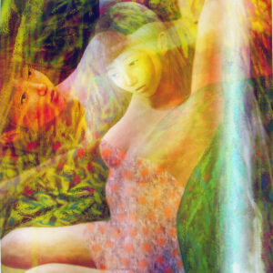 版画 のおすすめ作品・人気作家 人物 女性 滝 女神の滝1/5(植238) インテリア絵画 アート