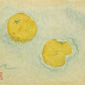 日本画 のおすすめ作品・人気作家 果物 柚子 水面 ゆず風呂 インテリア絵画 アート