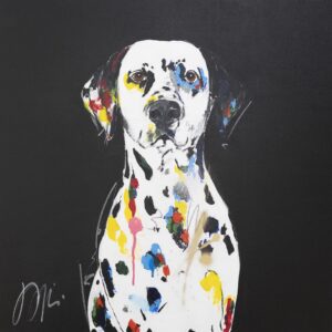 絵画 のおすすめ作品・人気作家 動物 犬 アニマル ダルメシアン 正方形 Dalmatian / ダルメシアン インテリア絵画 アート