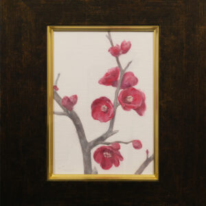 油絵 のおすすめ作品・人気作家 油絵 梅 紅梅 紅梅（2026春） インテリア絵画 アート