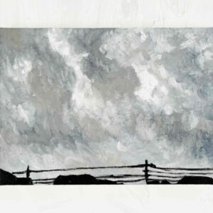 絵画 のおすすめ作品・人気作家 空　風景 油彩画　原画「近所の風景」絵画 P6（27×41㎝）アート 　キャンバス インテリア絵画 アート