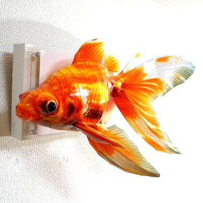 彫刻 レリーフ 立体アート のおすすめ作品・人気作家 立体 金魚 魚 contemporary コンテンポラリーアート トカゲ ポップアート 彫刻 蝶尾 蝶尾は優雅に空を舞う インテリア絵画 アート