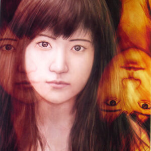 版画 のおすすめ作品・人気作家 人物 女性 顔 対比するポートレート(人933) インテリア絵画 アート