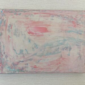 アクリル画 のおすすめ作品・人気作家 ピンク 抽象画 自然 コンテンポラリーアート サムホール 水色 風景 めぐりゆくもの インテリア絵画 アート