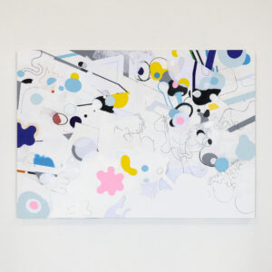 アクリル画 のおすすめ作品・人気作家 抽象画 白 カラフル Untitled インテリア絵画 アート