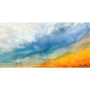 水彩画 のおすすめ作品・人気作家 抽象画 水彩画 atmospheric japaneseartist 空 光を辿る#2 インテリア絵画 アート