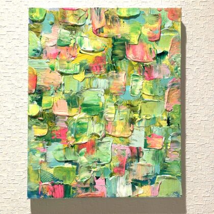 アクリル画 のおすすめ作品・人気作家 抽象画 テクスチャーアート 草原と花 インテリア絵画 アート