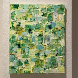 アクリル画 のおすすめ作品・人気作家 アートのある暮らし 光 抽象画 森 緑 かわいい インテリアアート グリーン テクスチャーアート 森林 癒し 空 葉っぱ 光の向こうに緑がある インテリア絵画 アート