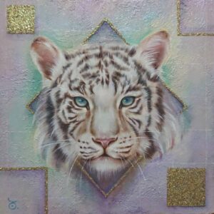 絵画 のおすすめ作品・人気作家 タイガー ホワイトタイガー 虎 WHITE －TIGER－ インテリア絵画 アート