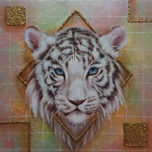 絵画 のおすすめ作品・人気作家 タイガー ホワイトタイガー 虎 WHITE －TIGER－ インテリア絵画 アート