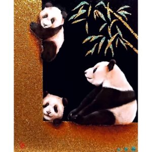 絵画 のおすすめ作品・人気作家 パンダ SILENT ZOO －PANDA FAMILY－ インテリア絵画 アート