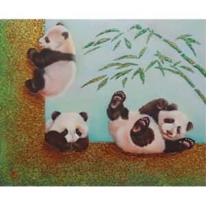 絵画 のおすすめ作品・人気作家 パンダ SILENT ZOO －PANDA SIBLINGS－ インテリア絵画 アート