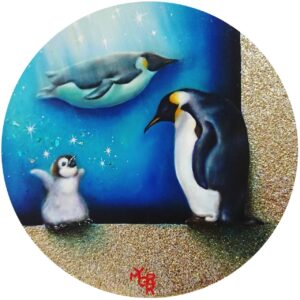 絵画 のおすすめ作品・人気作家 ペンギン 水族館 SILENT AQUARIUM －PENGUIN－ インテリア絵画 アート