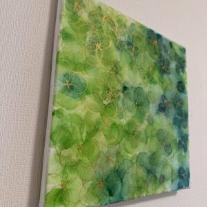 絵画 のおすすめ作品・人気作家 心のなかに咲く花 Flowers of the mind – The Flowers in Bloom Series (Green) インテリア絵画 アート