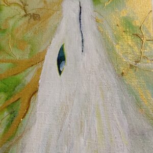 絵画 のおすすめ作品・人気作家 満月と白龍 白龍 龍画 昇龍 – 白龍と満月シリーズ(Light Green) インテリア絵画 アート