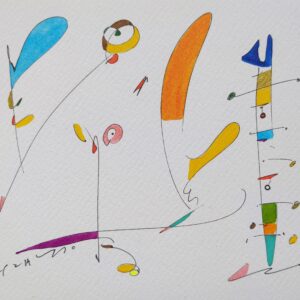 ペン画 ドローイングのおすすめ作品・人気作家 音楽線 音符 インテリア絵画 アート