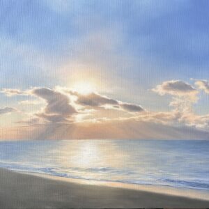 絵画 のおすすめ作品・人気作家 海 日の出 空 風景 陽光 インテリア絵画 アート