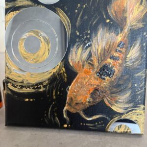 油絵 のおすすめ作品・人気作家 鯉幸運運気上昇商売繁盛金運上昇 福来游鯉〜koi〜 インテリア絵画 アート