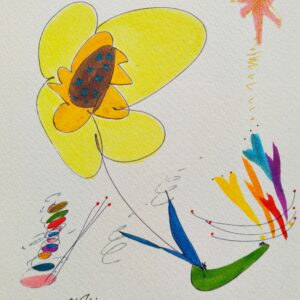 水彩画 のおすすめ作品・人気作家 水彩風景 野花のコンチェルト インテリア絵画 アート