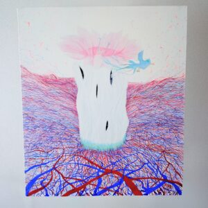 アクリル画 のおすすめ作品・人気作家 花 鳥 アクリル画 感情 創造 インテリア絵画 アート