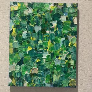 アクリル画 のおすすめ作品・人気作家 抽象画 植物 緑 テクスチャーアート モダンアート 緑の絵 草原3 インテリア絵画 アート