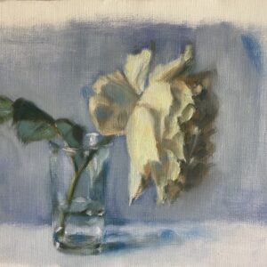 油絵 のおすすめ作品・人気作家 stillife oilpainting rose 花ばら静物油絵flower ばら インテリア絵画 アート