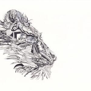 手描きイラスト のおすすめ作品・人気作家 ライオンイラスト手描き ライオン インテリア絵画 アート