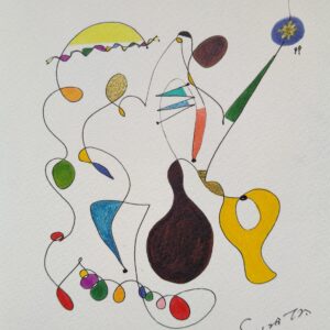 絵画 のおすすめ作品・人気作家 音楽線 マリンバと宇宙 インテリア絵画 アート