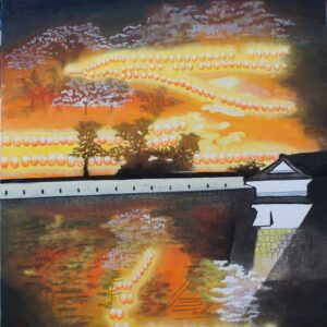 日本画 のおすすめ作品・人気作家 灯火(城) インテリア絵画 アート