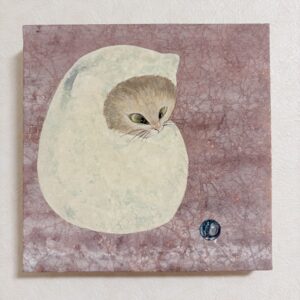 絵画 のおすすめ作品・人気作家 猫 かわいい だるま とらねこ 合格祈願 縁起物 ねこだるま インテリア絵画 アート