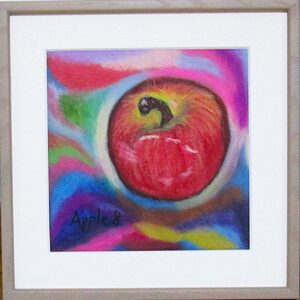 パステル画 のおすすめ作品・人気作家 パステル　りんご　色彩 Apple8 インテリア絵画 アート