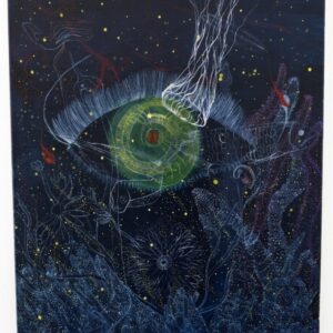 絵画 のおすすめ作品・人気作家 海 アクリル画 ブルー 深海 深海魚 青 LUCA インテリア絵画 アート