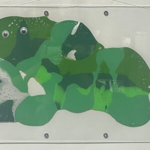 絵画 のおすすめ作品・人気作家 アクリル かわいい けったい カマキリ デカルコマニー ムニュティング画 現代アート 虫 カマキリ インテリア絵画 アート