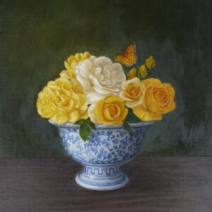 油絵 のおすすめ作品・人気作家 花バラ黄色 黄色い薔薇 インテリア絵画 アート