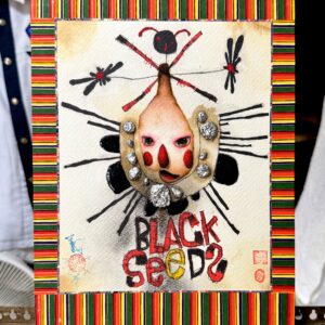 油絵 のおすすめ作品・人気作家 アート　生きものたち　ART ハンダ　不思議 黒のたねこ インテリア絵画 アート